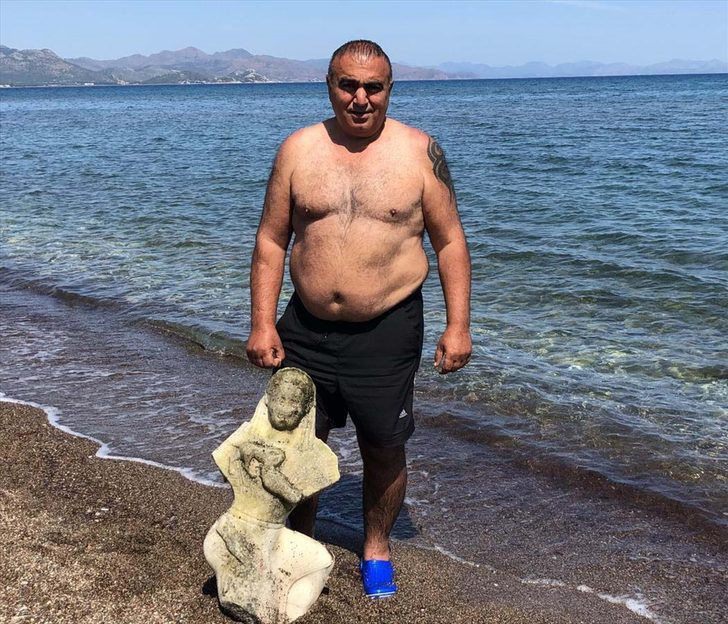 Datça'da denizden tarih çıktı