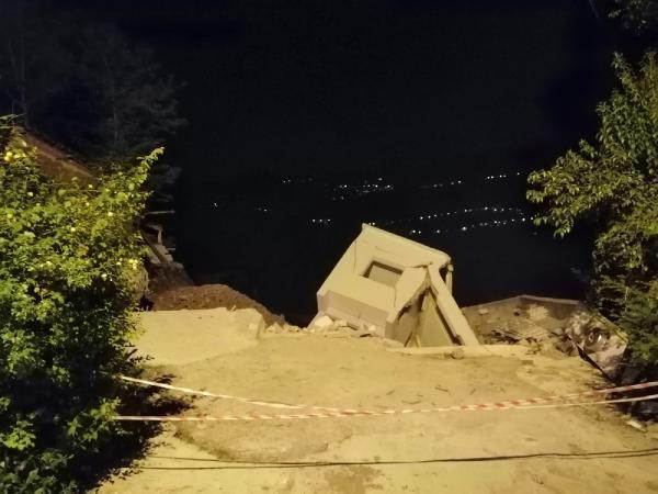 Ordu'da heyelan kabusu: 15 ev yıkıldı