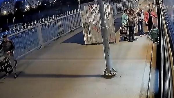Otobüsteki dehşet dolu anlar kamerada