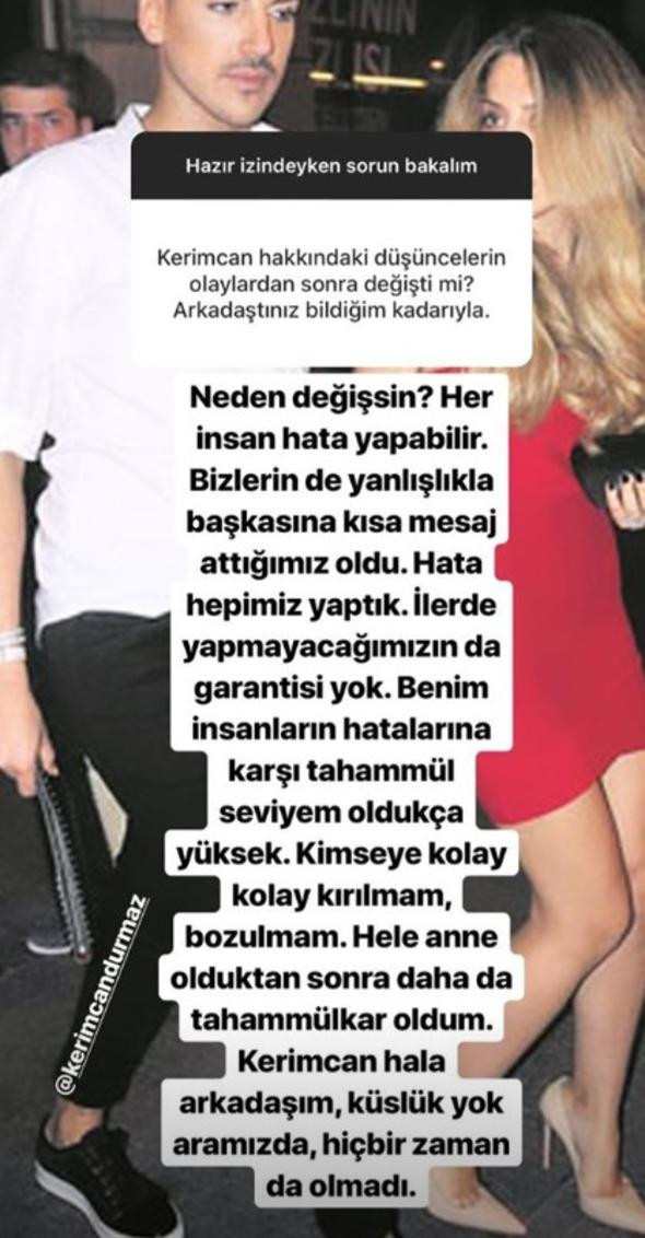 Yağmur Sarıoğlu'ndan Kerimcan yorumu