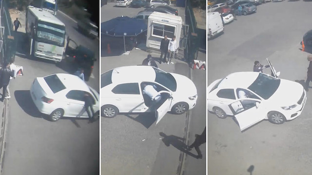 İstanbul'da film gibi operasyon: Polis aracın içine böyle atladı