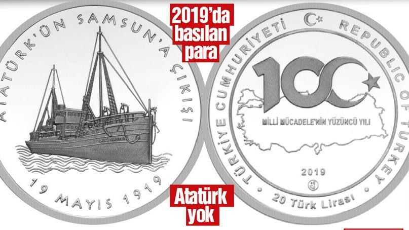 Darphane'den Atatürk'süz 19 Mayıs parası