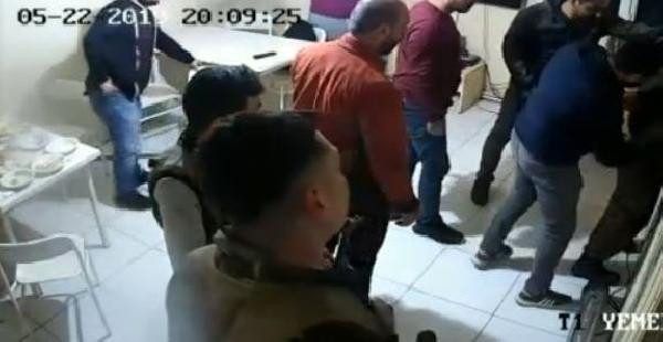 Aç kalan teröristin yakalanma anı kamerada