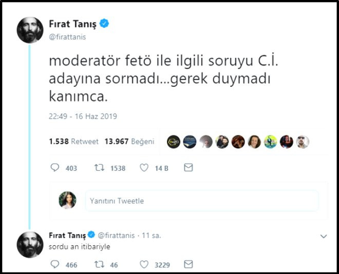Ünlülerden ortak yayın tweetleri ! Şevket Çoruh'un yorumu olay oldu