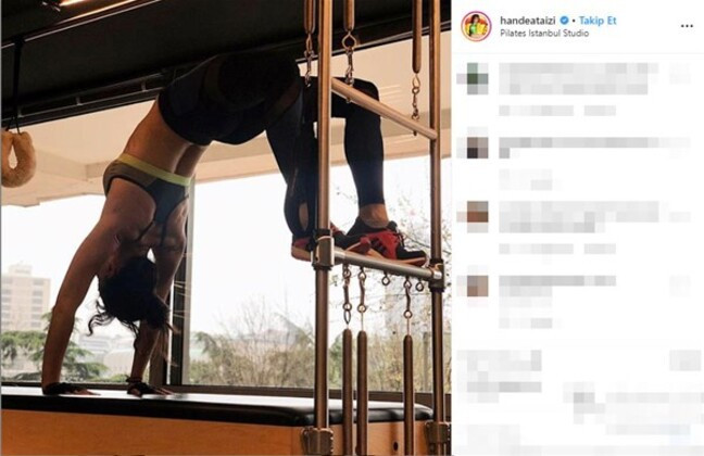 Hande Ataizi'nin kaslı vücudu olay oldu