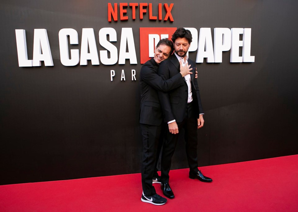 La Casa de Papel galasından kareler