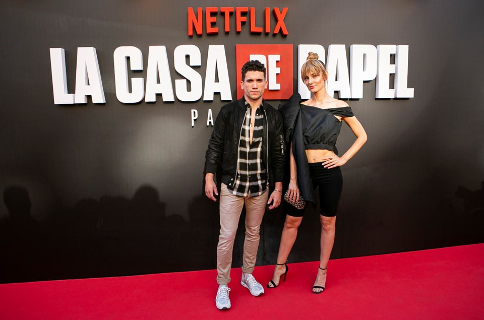 La Casa de Papel galasından kareler