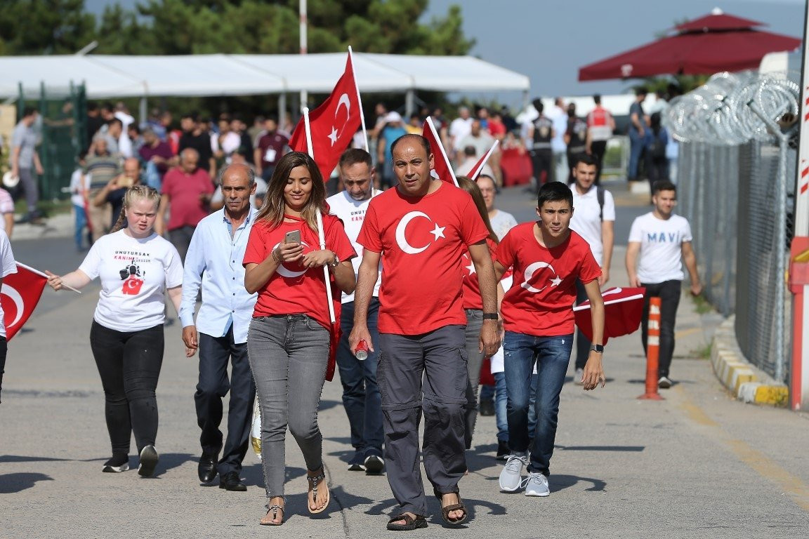 Atatürk Havalimanı'nda 15 Temmuz anması
