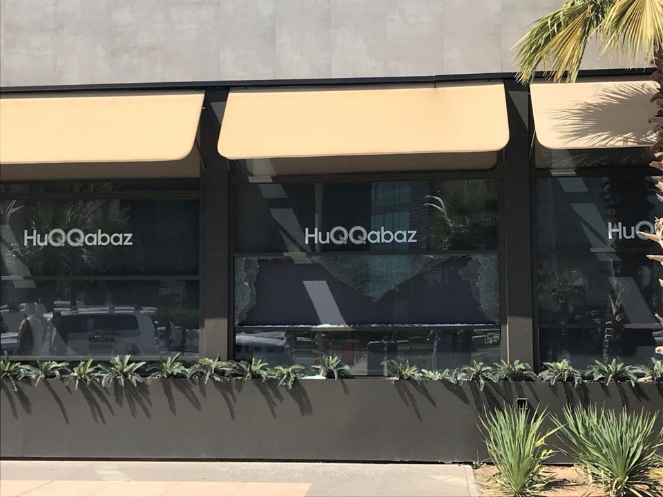 Erbil’deki restorana silahlı saldırıdan ilk kareler
