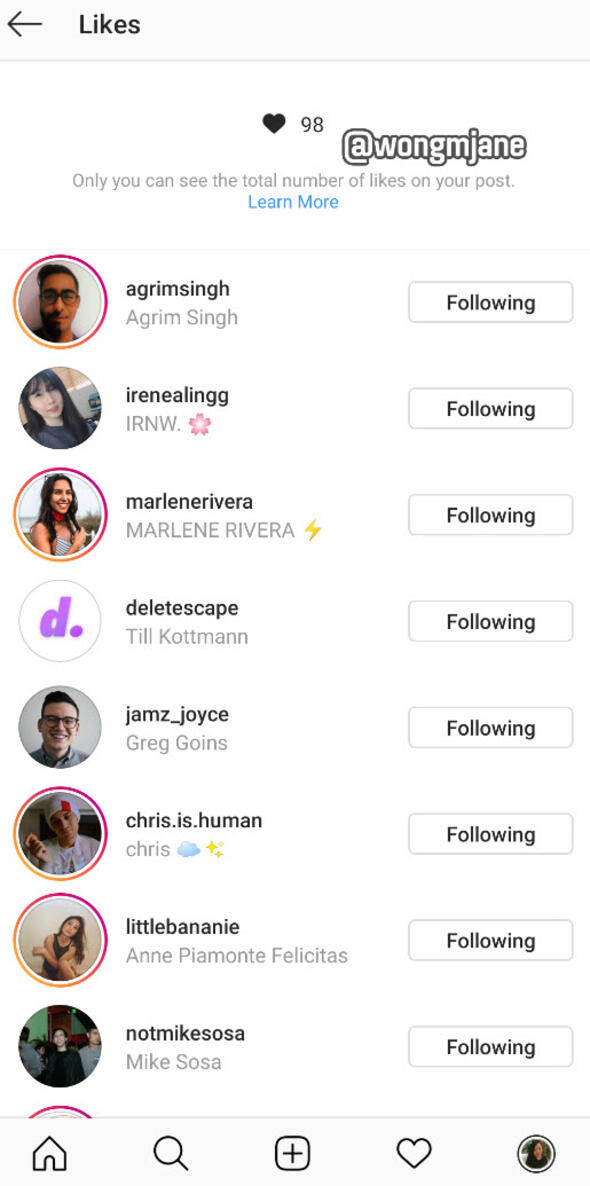 Instagram'da beğeni sayısı artık gözükmeyecek