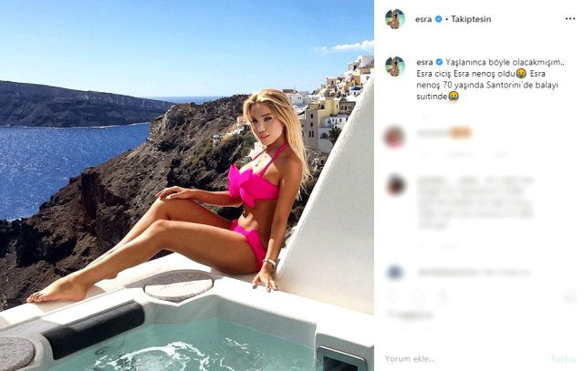 Ciciş Esra: Yaşlanınca böyle olacakmışım