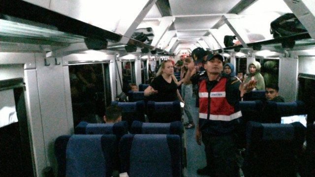 Trene evcil hayvanıyla binen kadın ortalığı karıştırdı