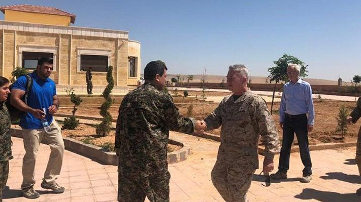 ABD'li üst düzey komutan PKK/YPG elebaşıyla görüştü