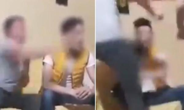 ''Sen ne biçim ülkücüsün'' deyip saldırdı ! Sosyal medyayı karıştıran video