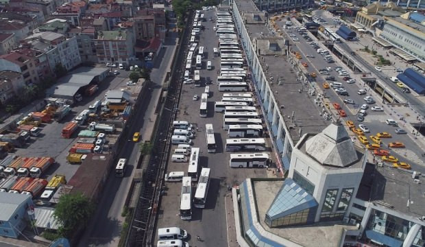 İstanbul'da otogara giriş ve çıkışlar kapatıldı !