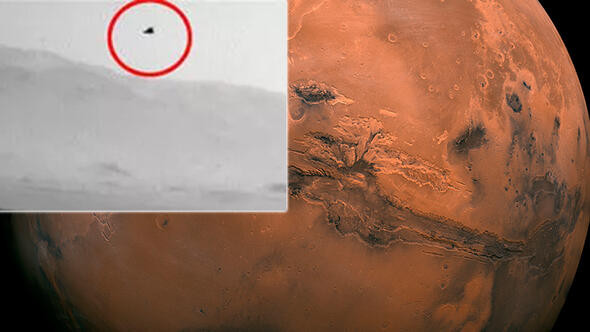 Mars'ta şoke eden görüntü ! Kızıl Gezegen'de kuş mu yaşıyor ?