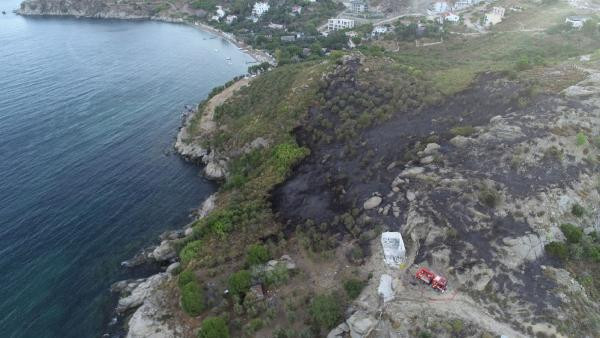 Marmara Adası'nda saatler süren kabus ! 80 hektar kül oldu