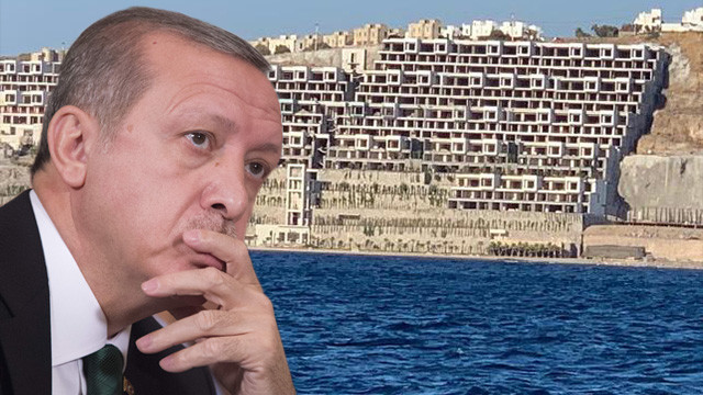 Erdoğan Bodrum'daki kaçak yapıyı inceledi