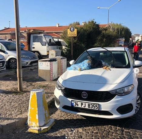 Sen misin çöp konteynerini kapatan !