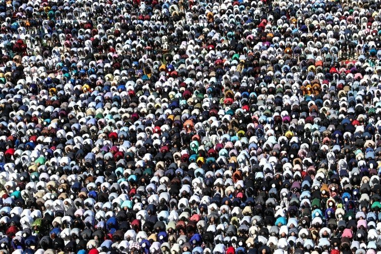 ABD'de Kurban Bayramı namazı görüntüleri