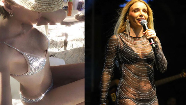Gülşen'in bikinili pozu sosyal medyayı salladı