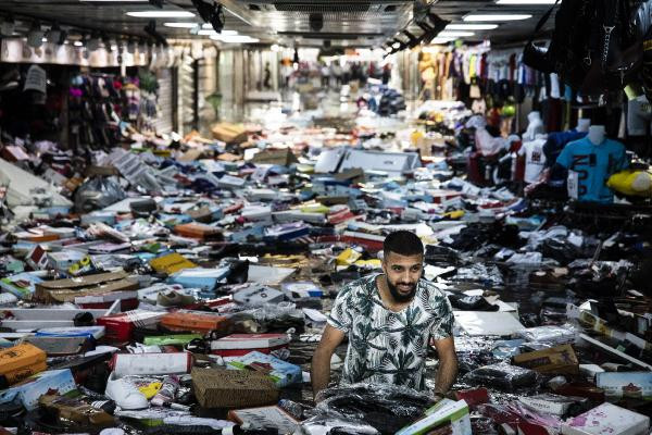 Su basan Eminönü alt geçidinde son durum