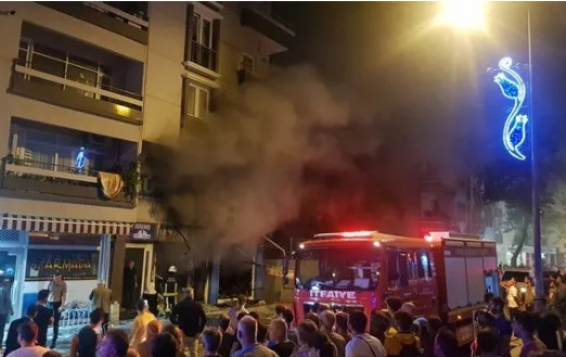 Bursa'da gece yarısı korkutan yangın