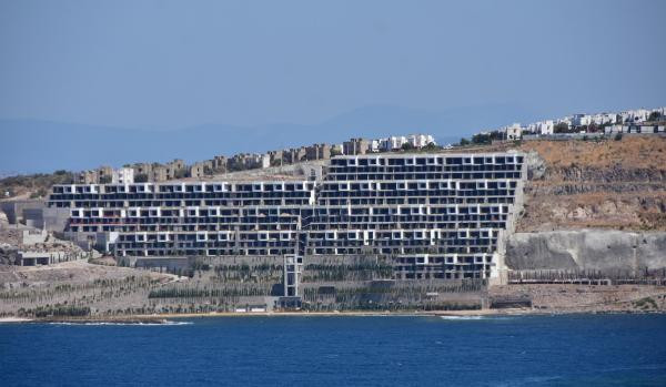 Bodrum'da lüks villaların yer aldığı projeye tepki