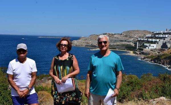 Bodrum'da lüks villaların yer aldığı projeye tepki
