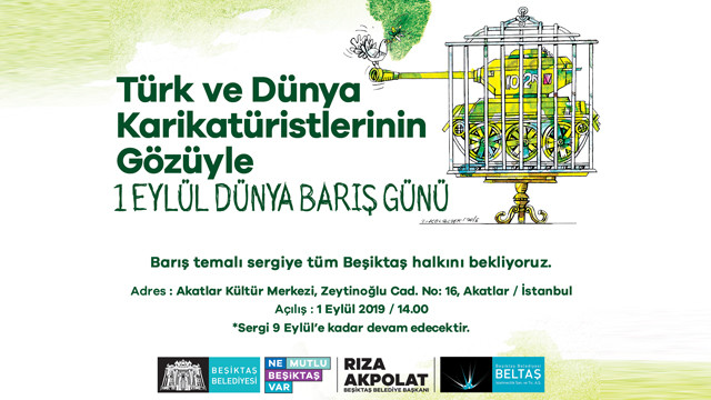 Beşiktaş Belediyesi'nden Dünya Barış Günü sergisi