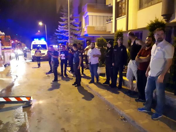 Ankara'da otelde korku dolu anlar ! Yaralılar var
