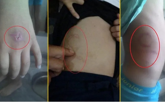 Gören ''bu nasıl anne'' dedi ! Küçük çocuğa anne işkencesi ! 