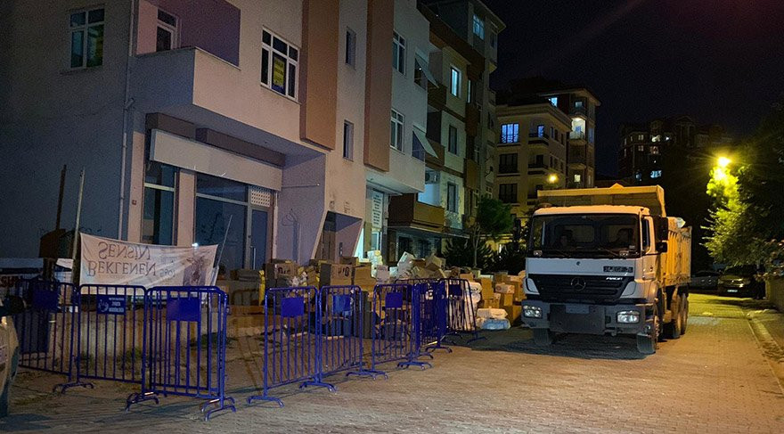 İstanbul'da çökme tehlikesi! Bina boşaltıldı