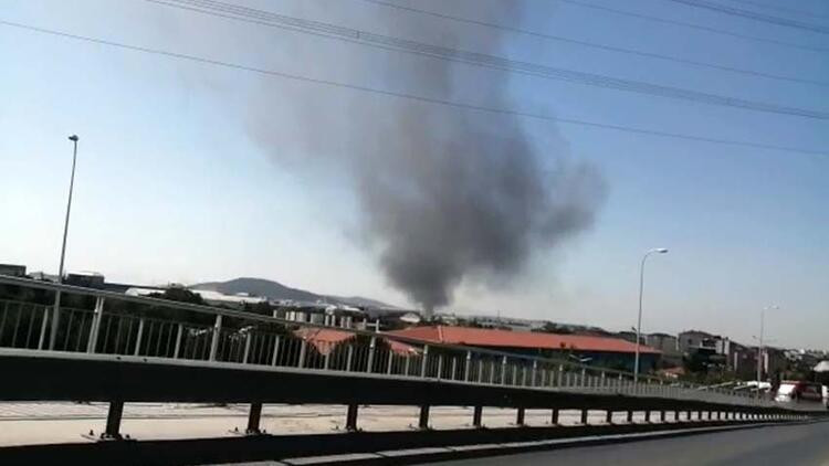 İstanbul'daki fabrika yangınında büyük patlama: Yaralılar var!