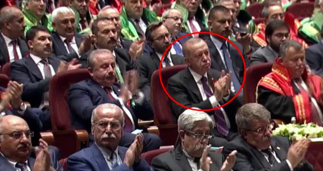Erdoğan, Metin Feyzioğlu'nu alkışladı