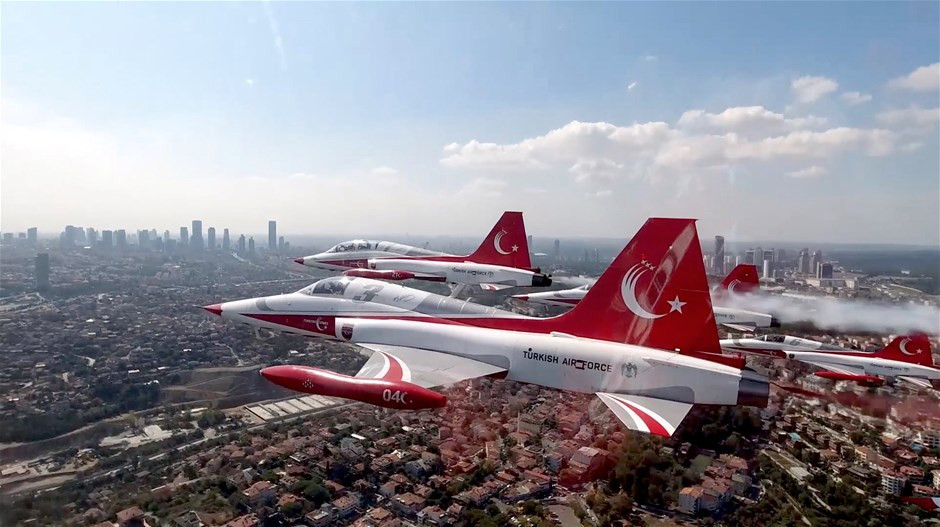 Türk Yıldızları'nın kamerasından İstanbul!