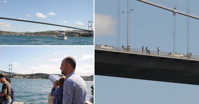 15 Temmuz Şehitler Köprüsü’ndeki intihar girişimi trafiği felç etti