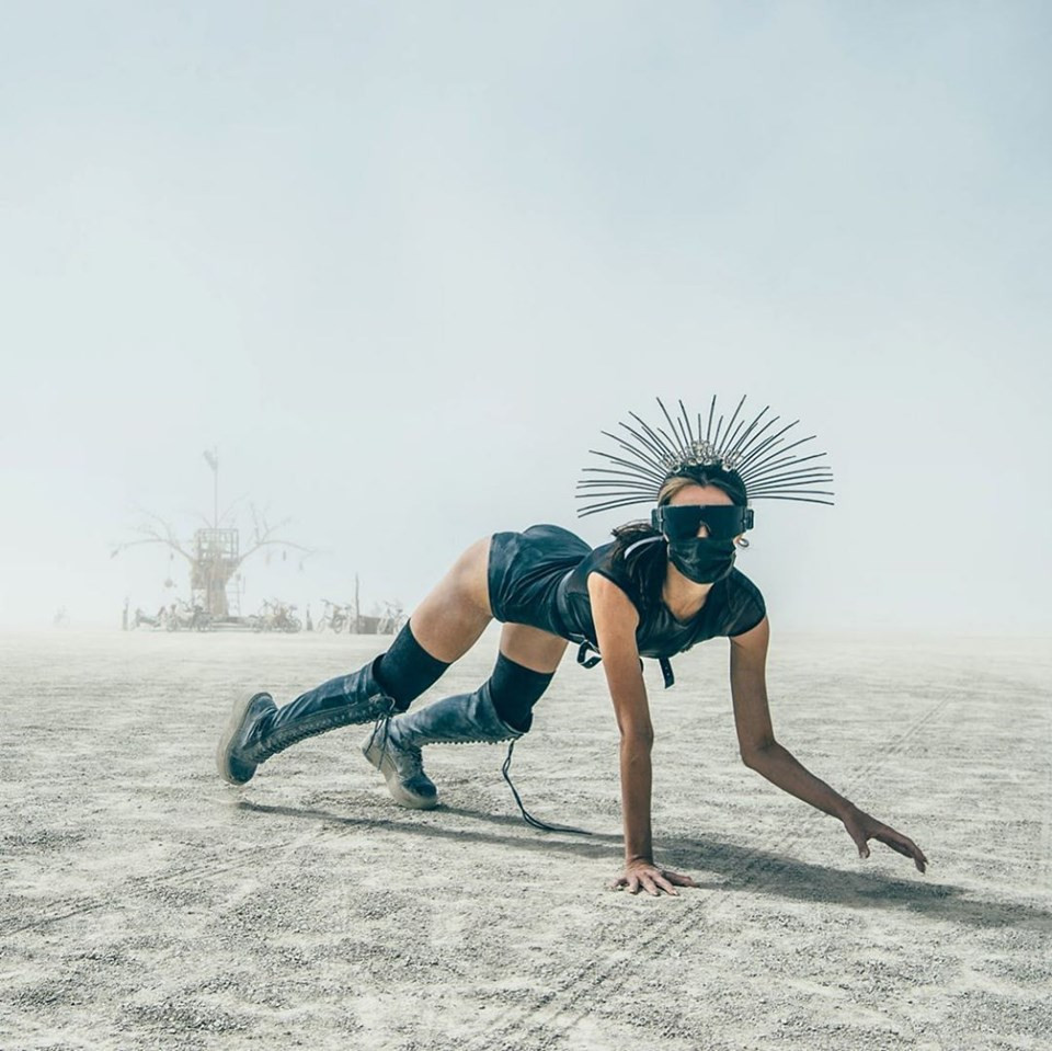 D Nyan N En Lg N Festivali Burning Man Den Kareler Haber