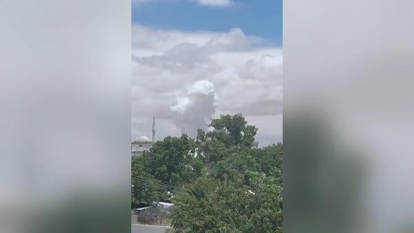 ABD askeri üssünün vurulma anı kamerada