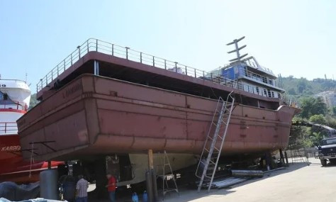 Moritanya ve Gürcistan'ın gemileri Ordu'dan