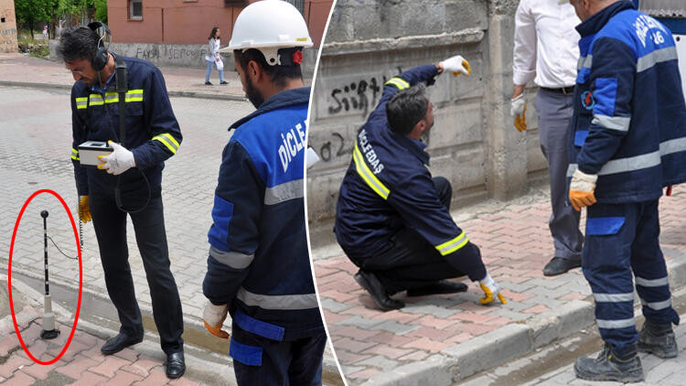 Elektrik kesintisine bakarken kaçak hat buldular !