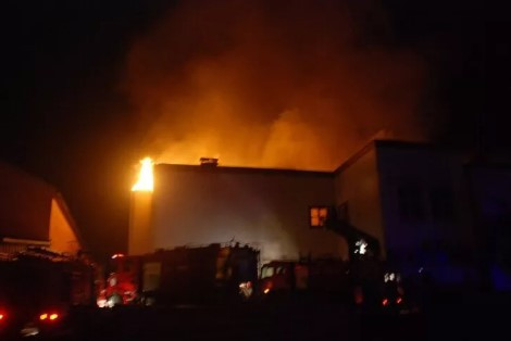 Tokat'ta Yazmacılar Çarşısı'nda yangın ! Alev alev yandı