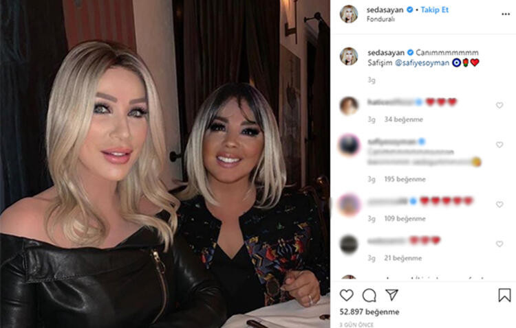 Seda Sayan ve Safiye Soyman sosyal medyanın diline düştü