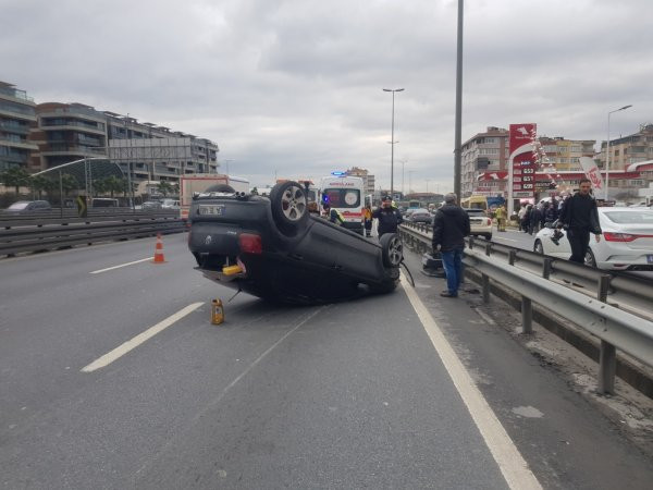 İstanbul E-5'te makas dehşeti ! Metrelerce sürüklendi