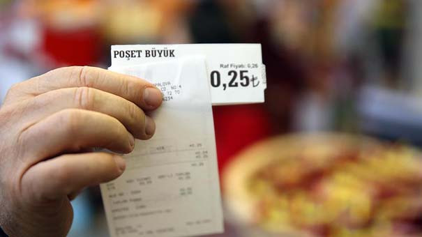 25 kuruşa satılan poşetlerden 221,6 milyon TL gelir!