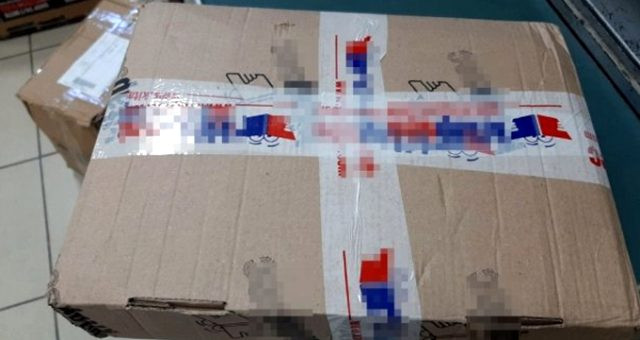 Kargo paketindeki adres görevlileri şaşkına çevirdi