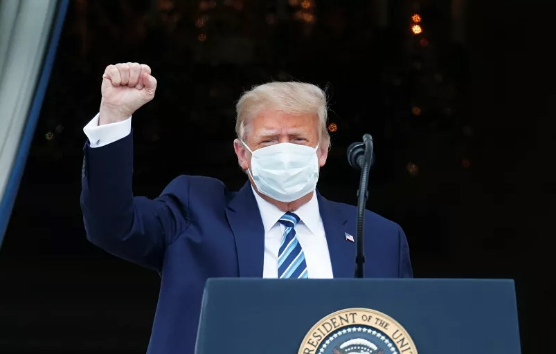 Trump: ''Görünen o ki bağışıklığım var''