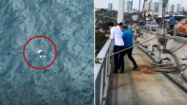15 Temmuz Şehitler Köprüsü'nde şoke eden intihar