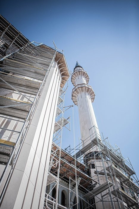 İşte Taksim Camii'nin içinden ilk görüntüler