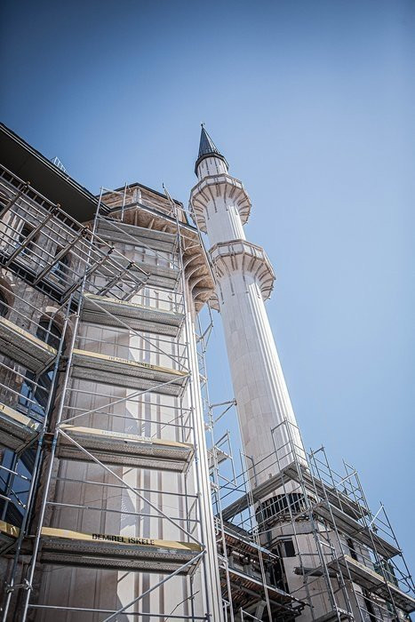 İşte Taksim Camii'nin içinden ilk görüntüler